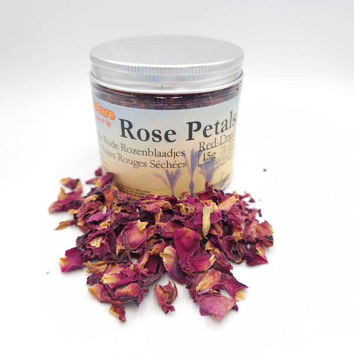 Dried Red Rose Petals