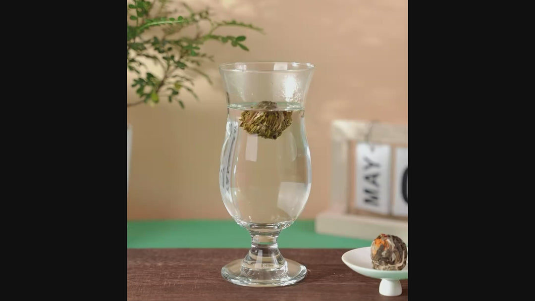 Flowering Green Tea Ball - Sunshine Rainbow