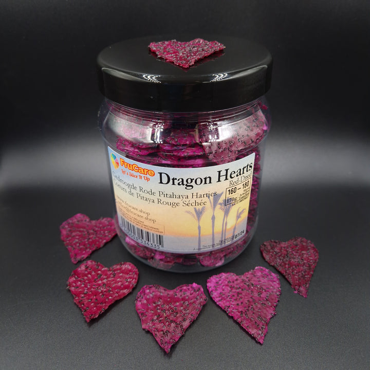 Dragon Hearts - Dried Red Pitahaya Hearts