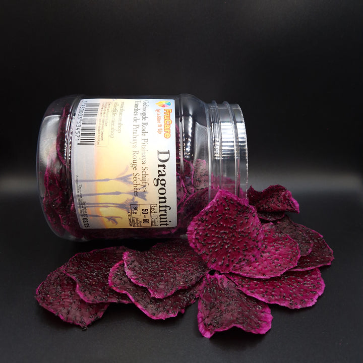 Dried Red Pitahaya Slices