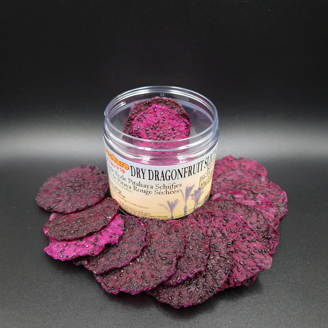 Dried Red Pitahaya Slices