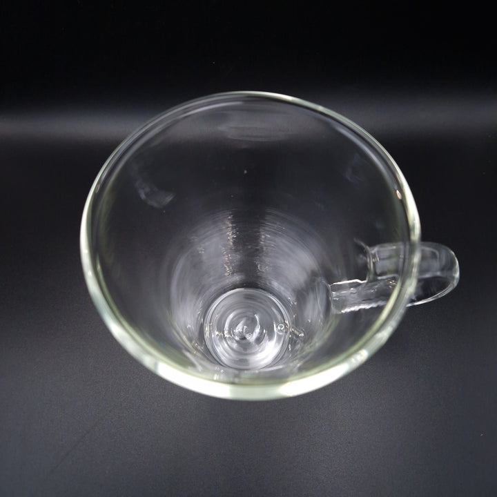 Double walled tea glasses with handle
