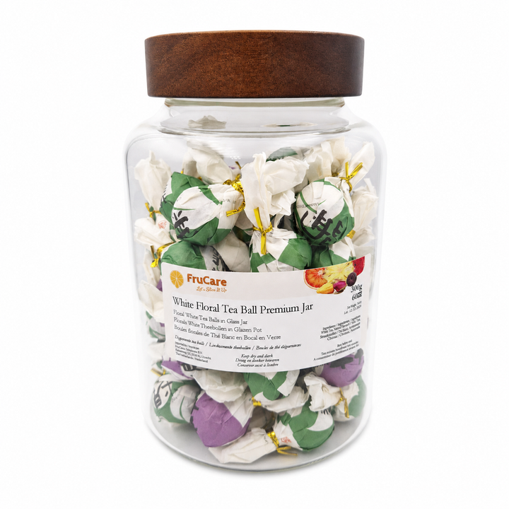 Dispersing White Tea Balls - Premium GLASS MIX