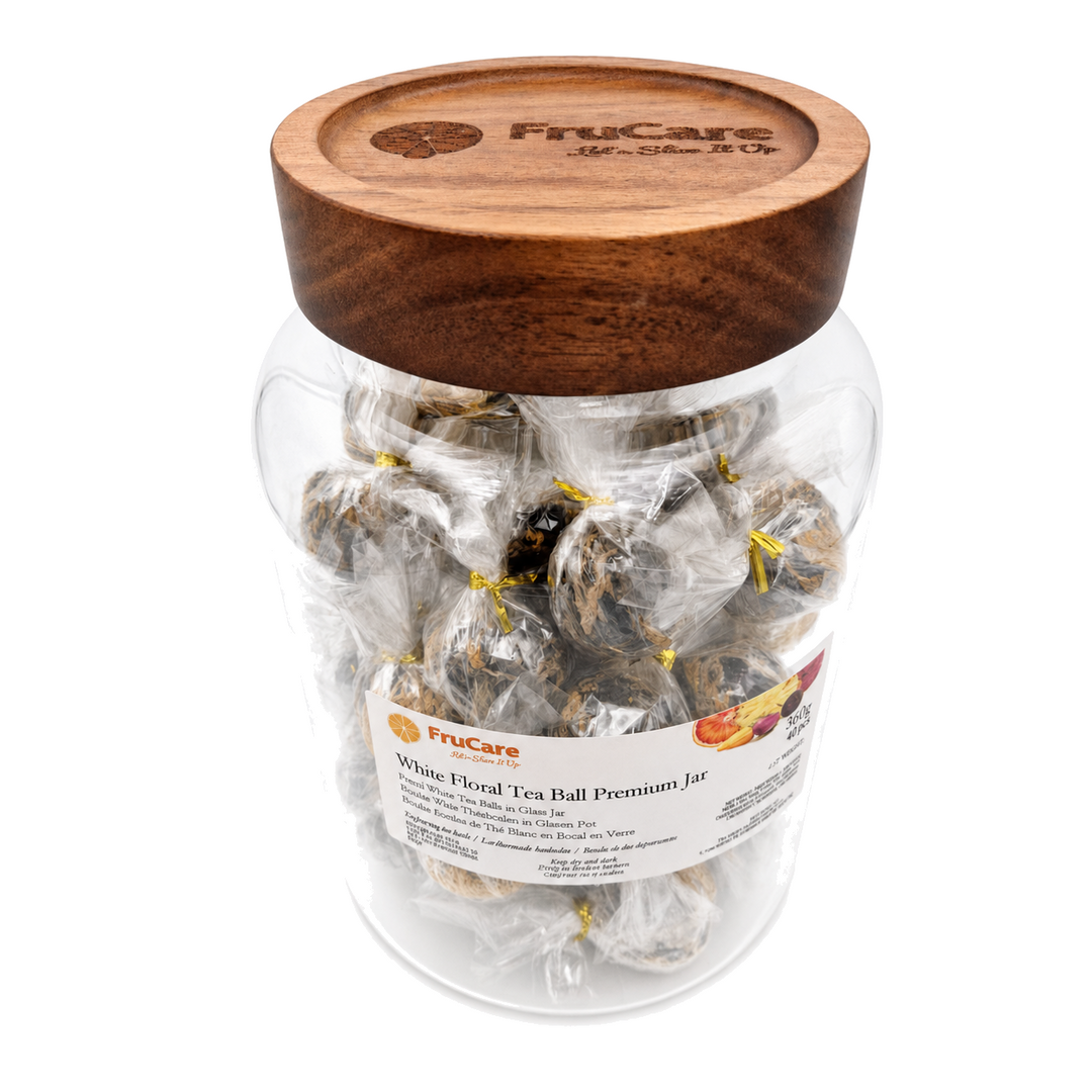 Dispersing White Tea Balls - Premium GLASS MIX