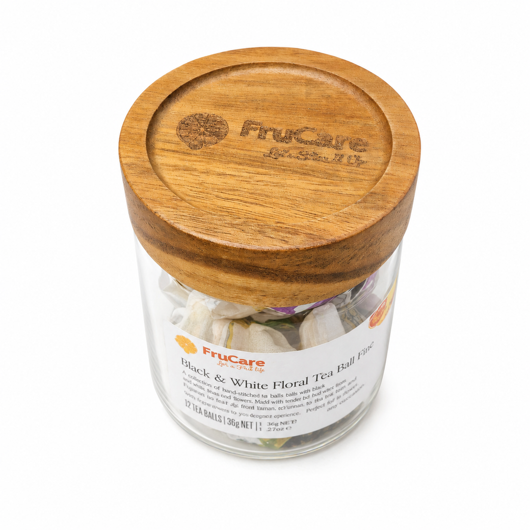 Dispersing White &amp; Black Tea Balls - Premium GLASS MIX